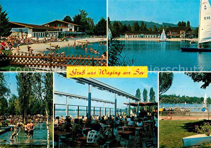 Waging See Strandbad See Terrasse Wassertretstelle