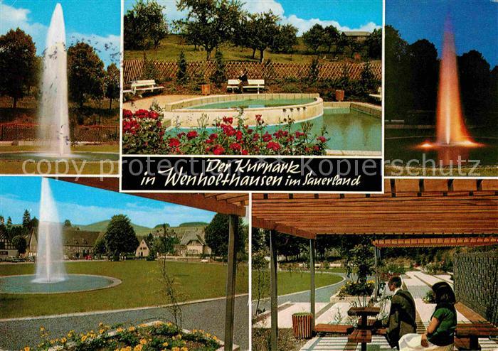 Wenholthausen Kurpark Fontaene