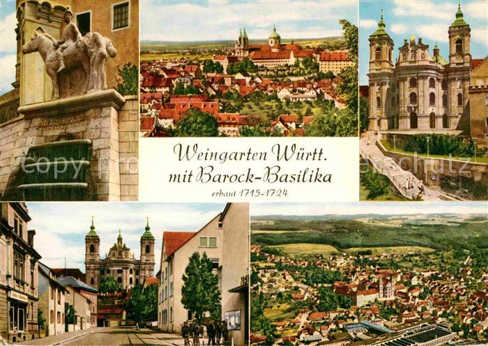 Weingarten Baden Barock Basilika Teilansicht