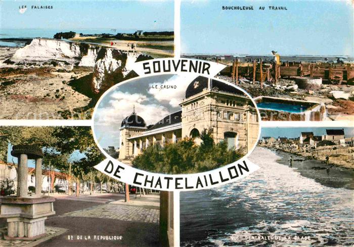 Chatelaillon-Plage Strder Republik Brandung Casinoand Plat