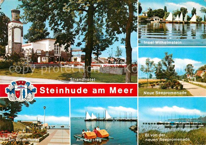 Steinhude Strandhotel Seesteg Seepromenade Insel Wilhelmstein