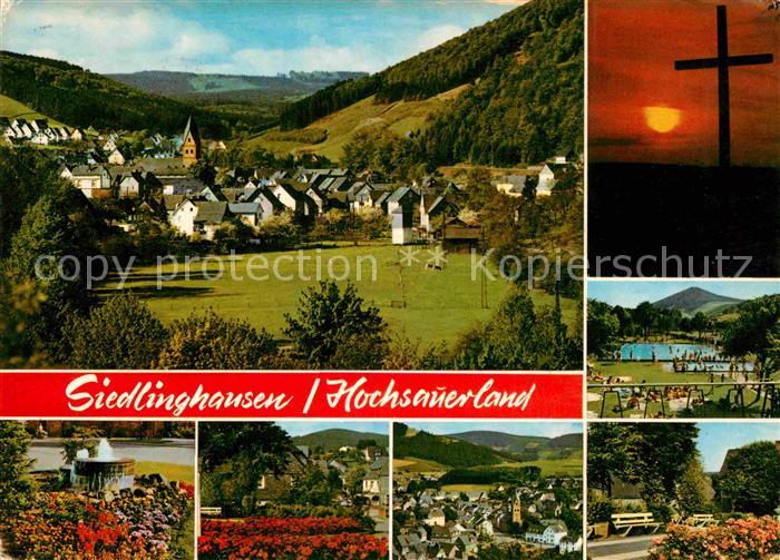 Siedlinghausen Panorama Sonnenuntergang Park