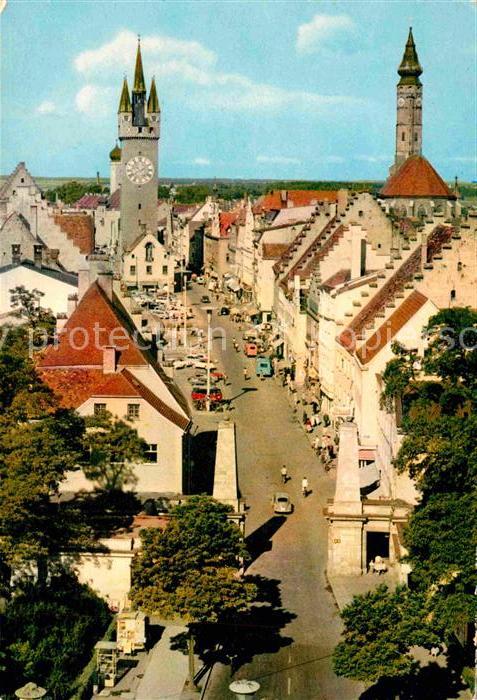 Straubing Ludwigsplatz Stadtturm Sankt Jakob