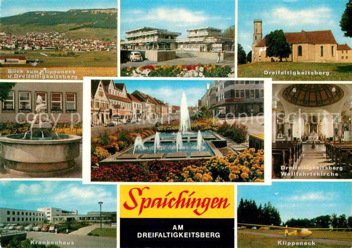 Spaichingen Dreifaltigkeitskirche Brunnen Krankenhaus