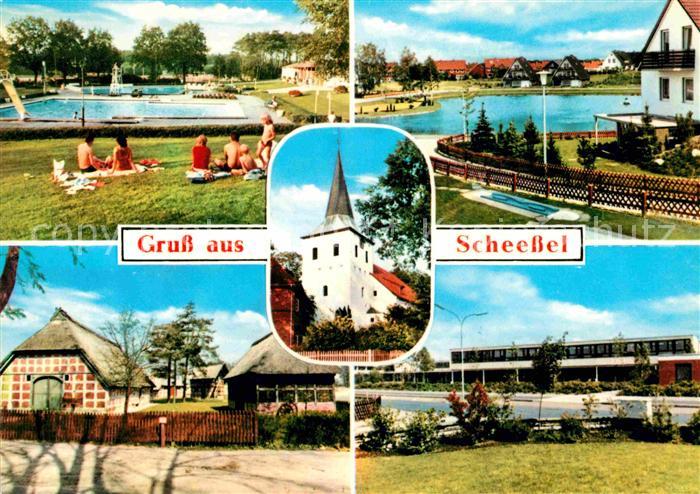 Scheessel Freibad Teich Teilansicht