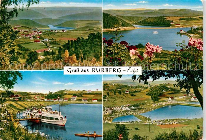 Rurberg Simmerath Eifel NRW Panorama Personenschiff Talsperre