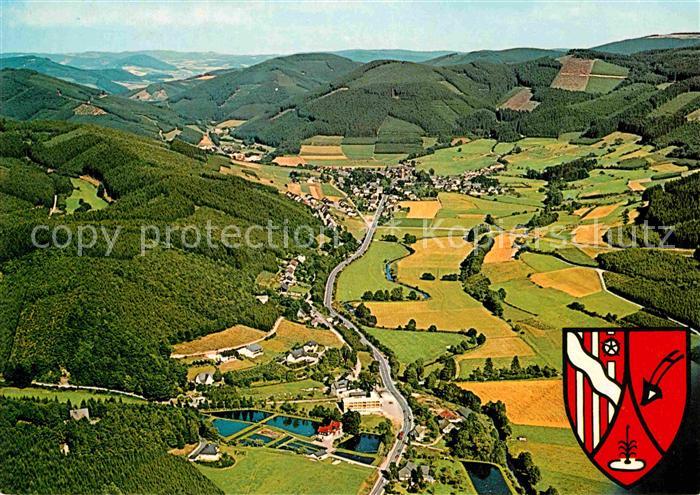 Gleierbrueck Fliegeraufnahme Lennetal