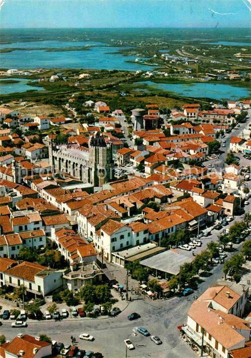 Saintes-Maries-de-la-Mer Fliegeraufnahme