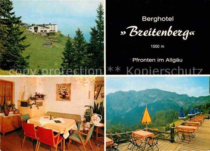 Pfronten Ostallgaeu Bayern Berghotel Breitenberg