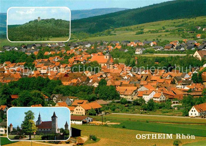Ostheim Rhoen Panorama Lichtenburg Kirchenburg