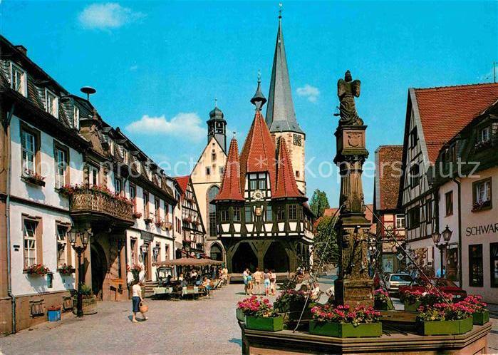 Michelstadt Marktplatz Rathaus