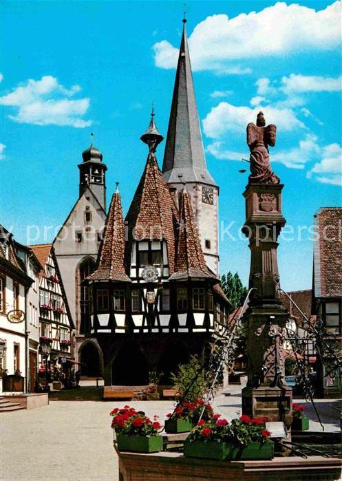 Michelstadt Marktplatz Rathaus