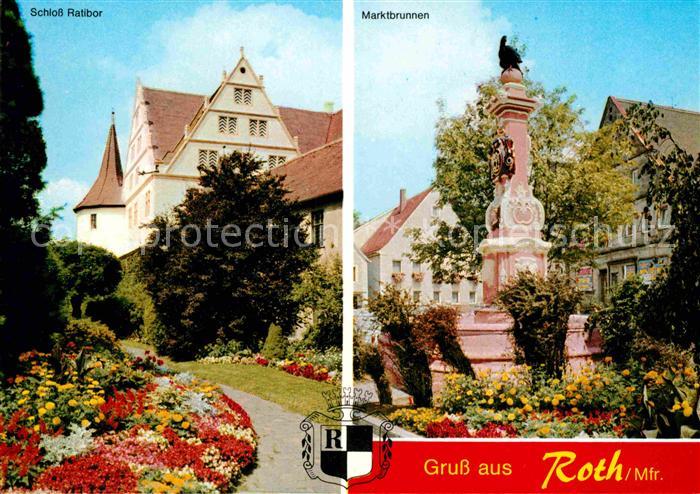 Roth Nuernberg Schloss Ratibor Marktbrunnen