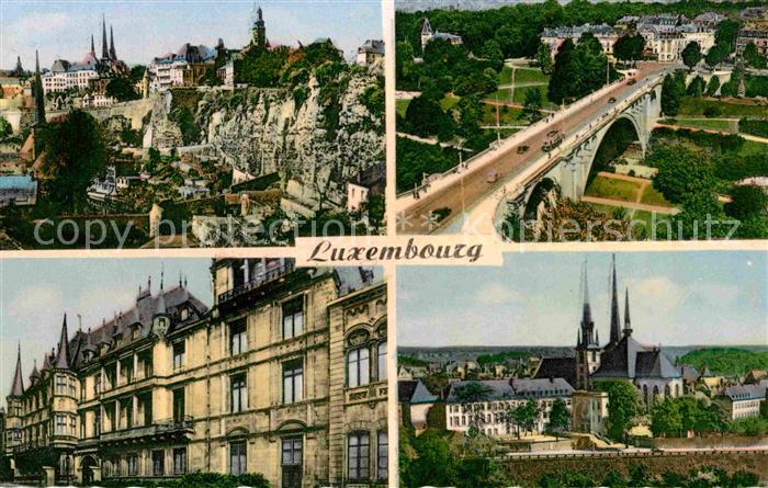 LUXEMBOURG  Luxemburg Le Bock Pont Adolphe Palais Grand Ducal Cathedrale