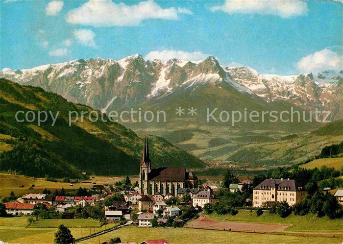 St Johann Pongau Gesamtansicht Luftkurort mit Tennengebirge