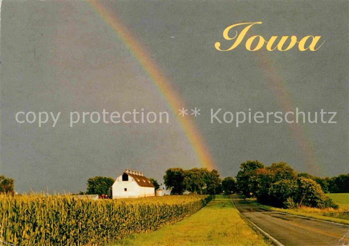 Iowa US-State at the end of your rainbow Naturschauspiel