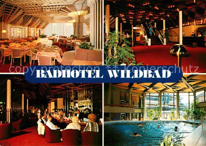 Bad Wildbad Badhotel Restaurant Bar Foyer Hallenbad