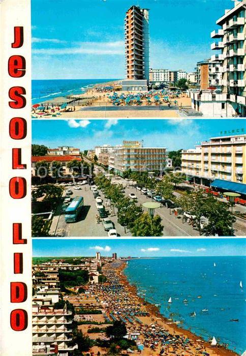 Jesolo Lido Strand Hotel Strassenpartie