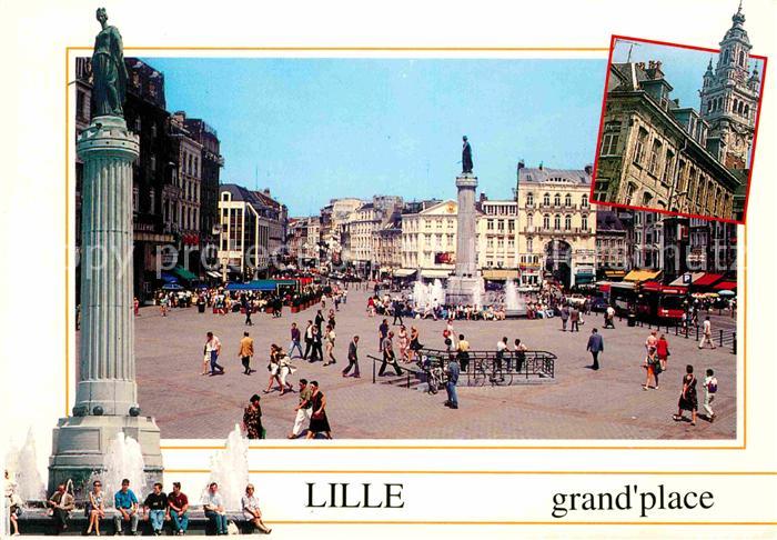 Lille Nord Grande Place Colonne de la Deesse