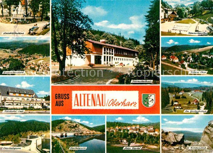 Altenau Harz Leuchtfontaene Kurhotel Okertalsperre Kurmittelhaus Konzertgarten B