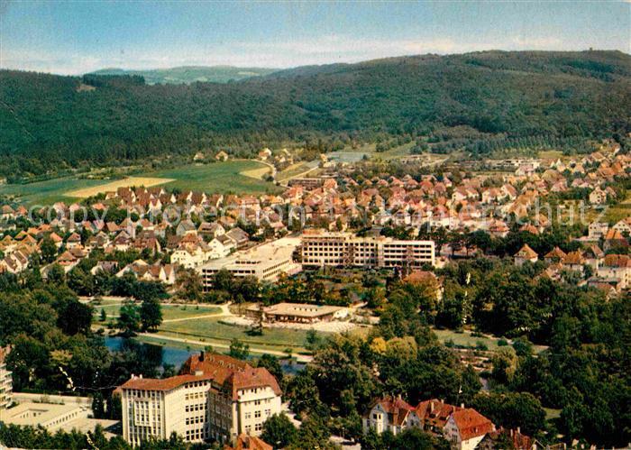 Bad Salzuflen Panorama Blick ueber die Stadt Fliegeraufnahme