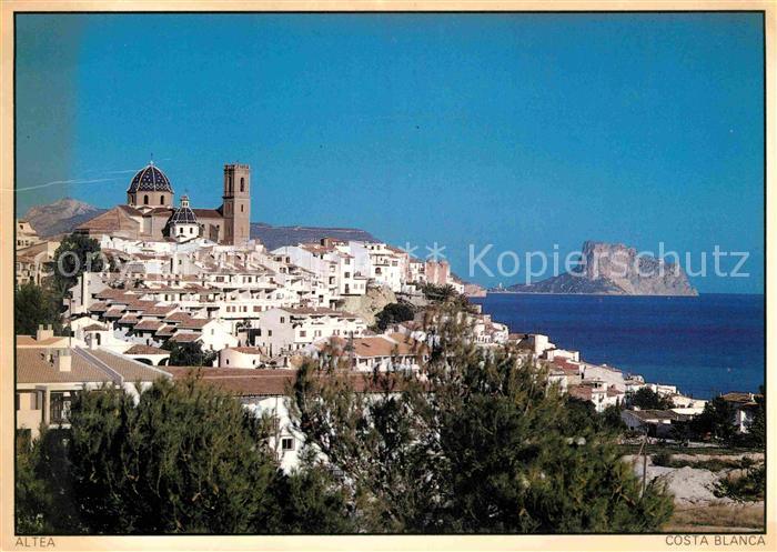 Altea y el penon de Ifach