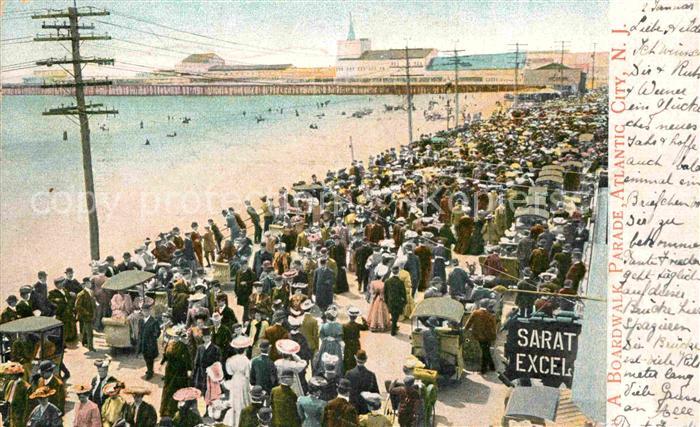 Atlantic City New Jersey A Boardwalk Parade
