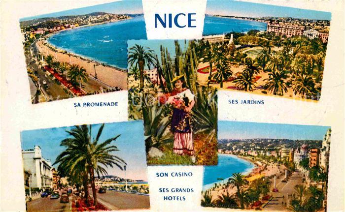 Nice Alpes Maritimes Sa Promenade Ses Jardins Son Casino Ses Grands Hotels
