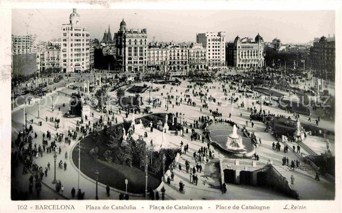Barcelona Cataluna Plaza de Cataluna