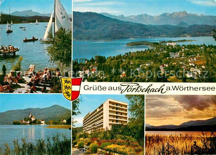 Poertschach Woerthersee Poertschacher Bucht Karawanken Maria Woerth Parkhotel Ab