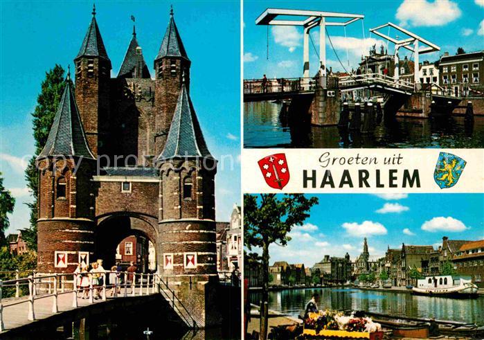 Haarlem Stadttor Ziehbruecke Grachten