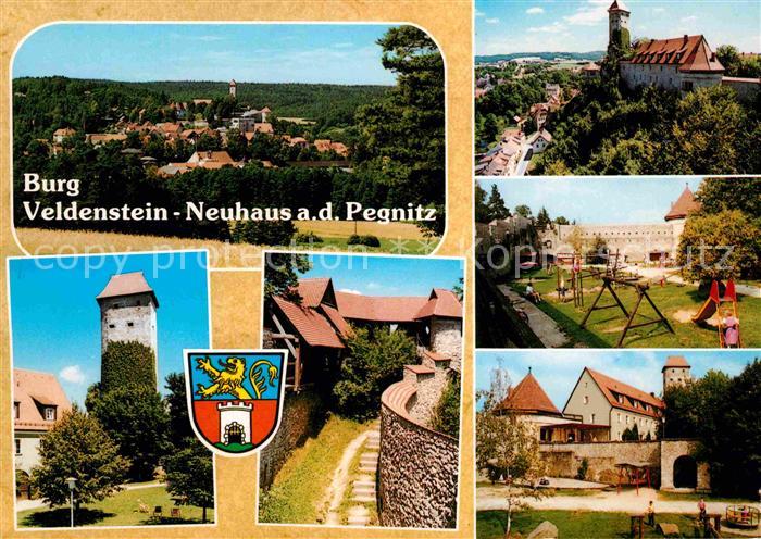 Neuhaus Pegnitz Burg Veldenstein Teilansichten Spielplatz