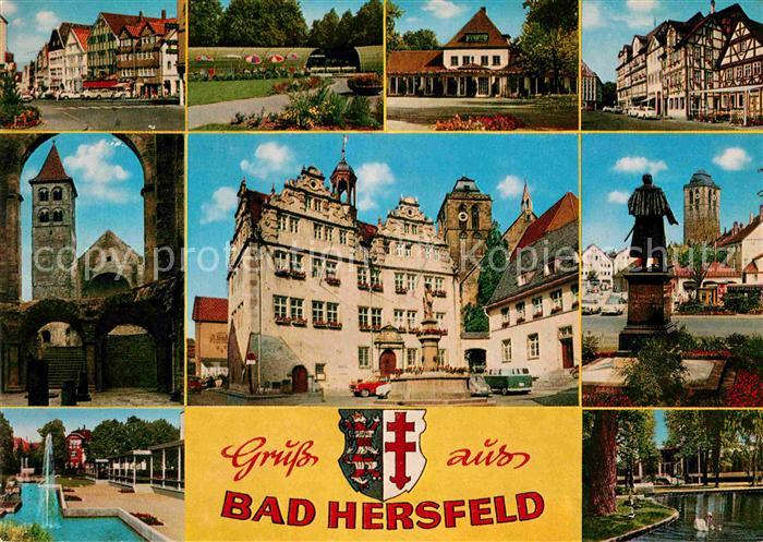 Bad Hersfeld Schloss Teilansichten Kurpark