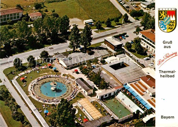 Bad Fuessing Fliegeraufnahme Thermalheilbad