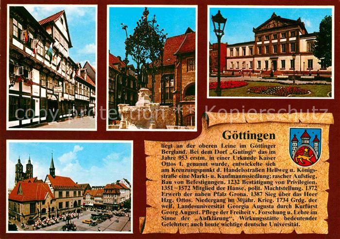 Goettingen Niedersachsen Teilansichten
