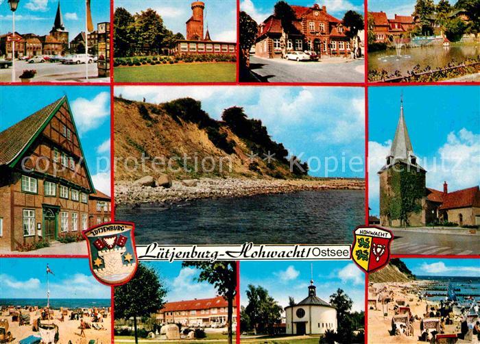 Hohwacht Ostseebad Teilansichten Strand Steilkueste