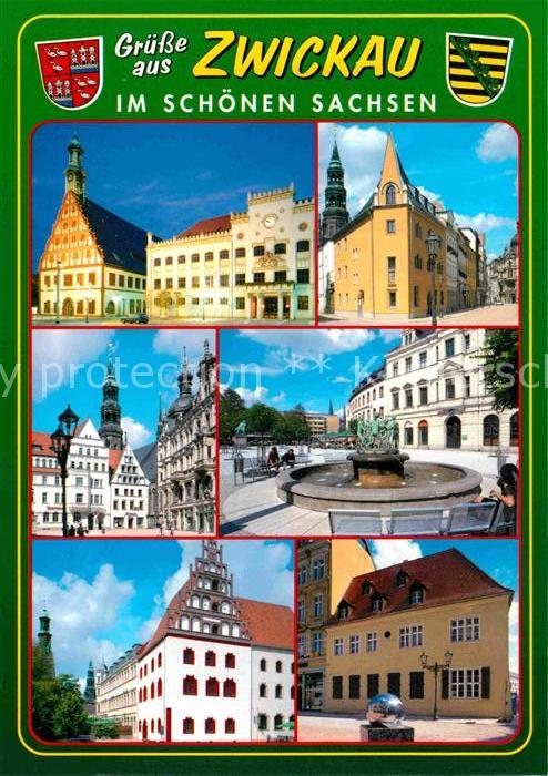 Zwickau Sachsen Orts und Teilansichten