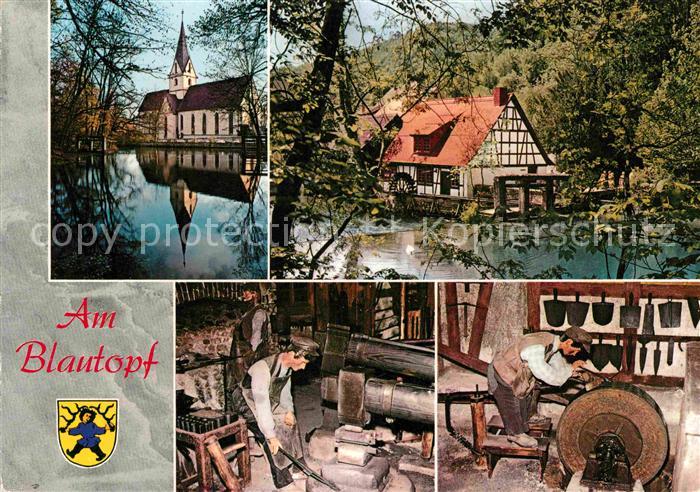 Blaubeuren Am Blautopf Schwaebische Alb Historische Hammerschmiede