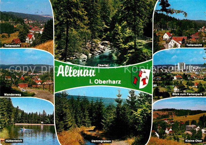 Altenau Harz Teilansicht Okertal Wanderweg Huettenteich Dammgraben Ferienpark Kl