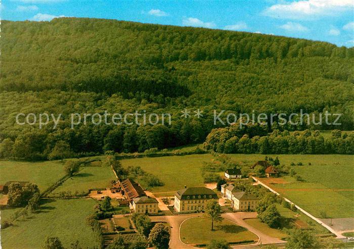 Springe Deister Jagdschloss und Jaegerlehrhof Fliegeraufnahme