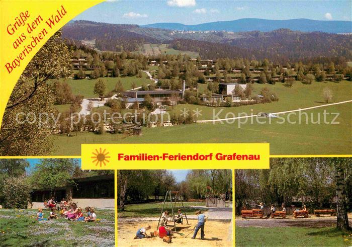 Grafenau Niederbayern Panorama Nationalpark Bayerischer Wald Kinderspielplatz