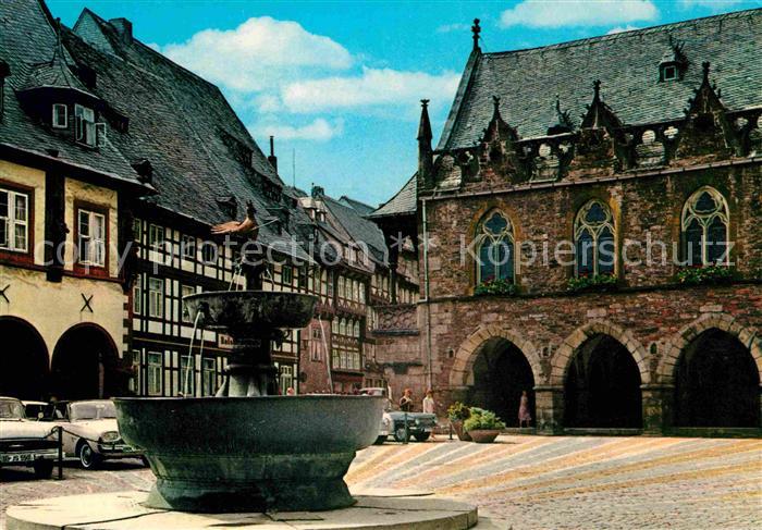 GOSLAR Harz Niedersachsen Marktbrunnen