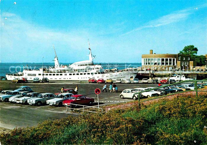 Wilhelmshaven  CITY Helgoland Kai mit Strandhalle und Seebaederschiff Wilhelmsh