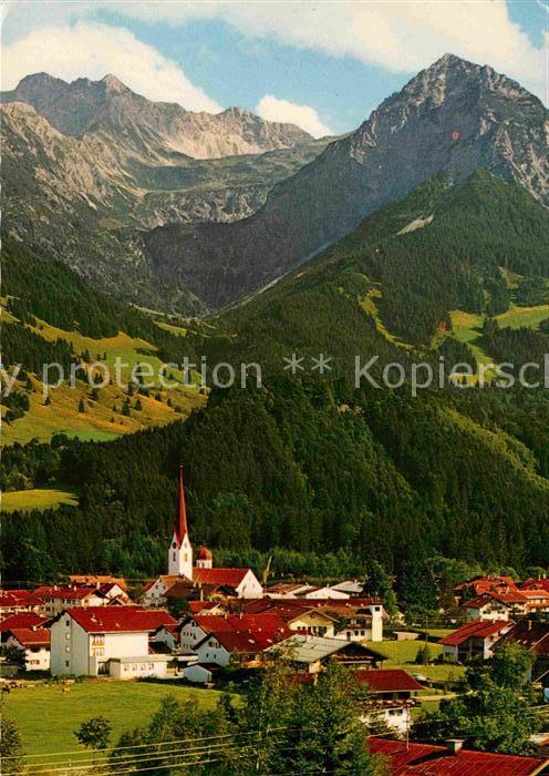 Fischen Allgaeu mit Nebelhorn und Rubihorn