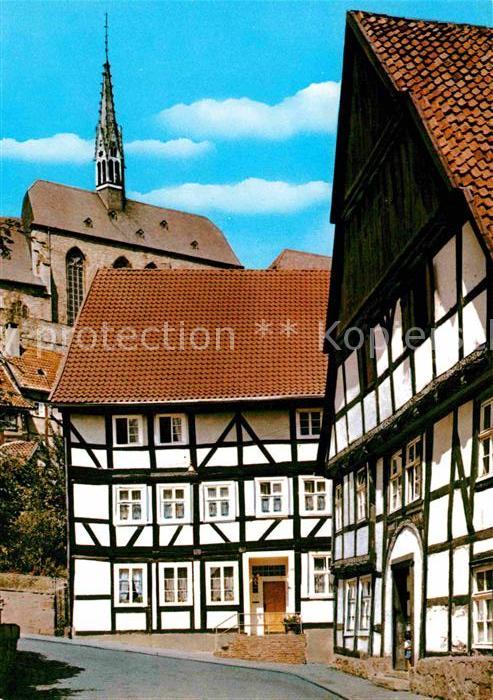 Warburg Westfalen Fachwerkwinkel in der Altstadt