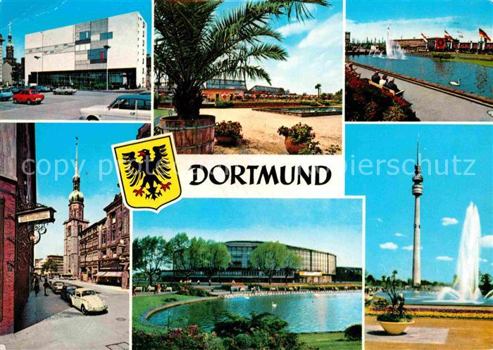 DORTMUND  CITY Strassenpartien Westfalenhalle Fernsehturm