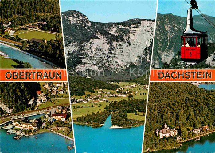 Obertraun Fliegeraufnahme Hallstaettersee Bundessportschule Krippensteingondel S