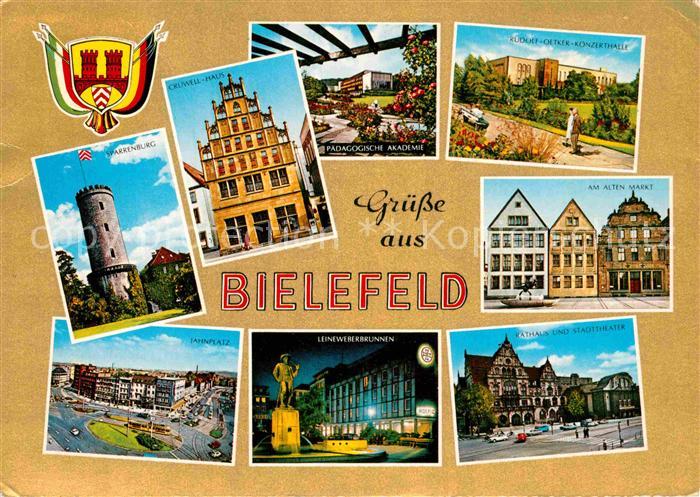 BIELEFELD  CITY Sparrenburg Cruewell Haus Rud Oetker Konzerthalle Sahnplatz Rath