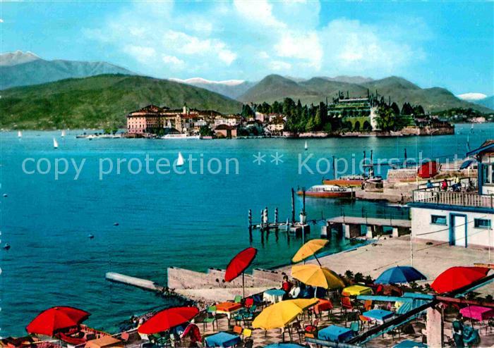 Isola Bella Lago Maggiore Panorama Lido di Stresa
