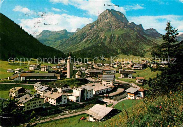 Lech Vorarlberg mit Omesberg und Hasenfluh